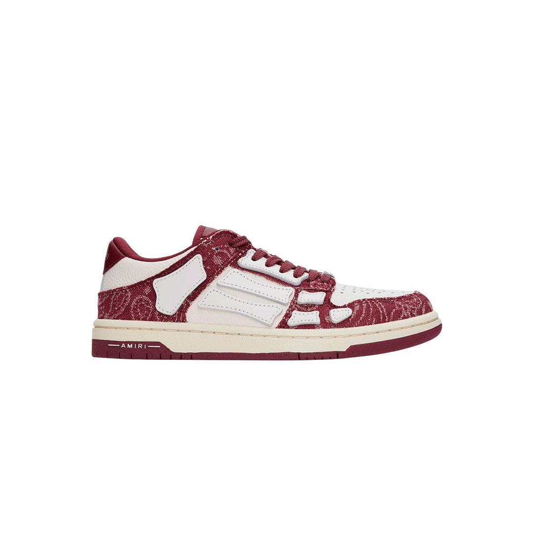 Amiri Skel Top Low "Burgundy"