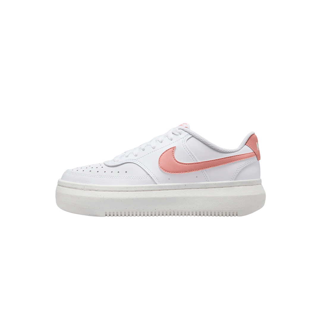 Nike Court Vision Alta "White Sail Nebula Red"