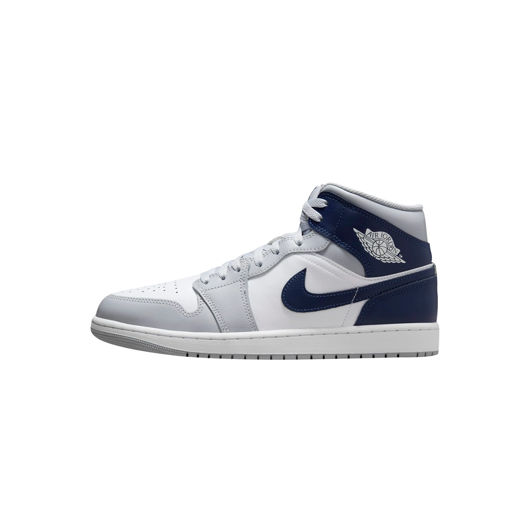 Air Jordan 1 Mid "Wolf Grey Midnight Navy"