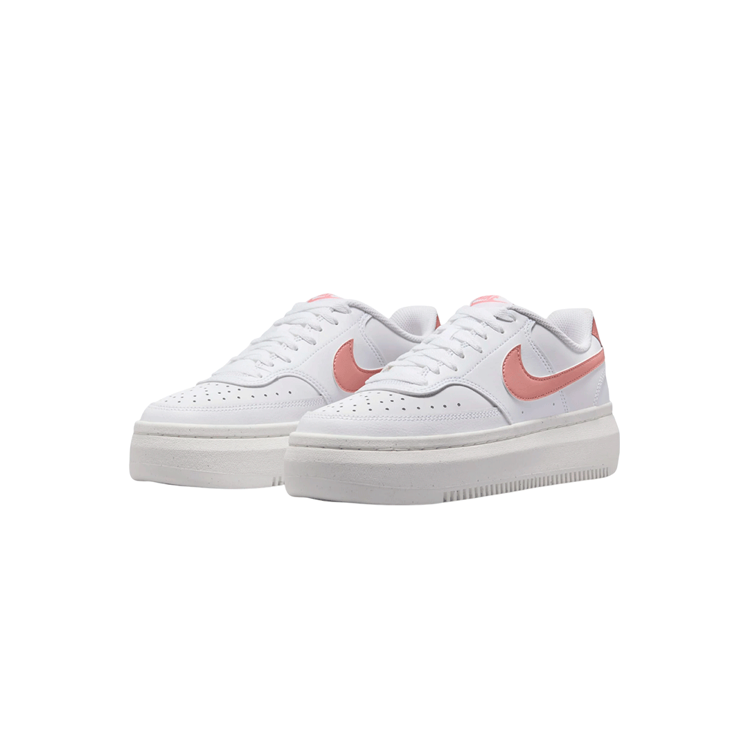 Nike Court Vision Alta "White Sail Nebula Red"