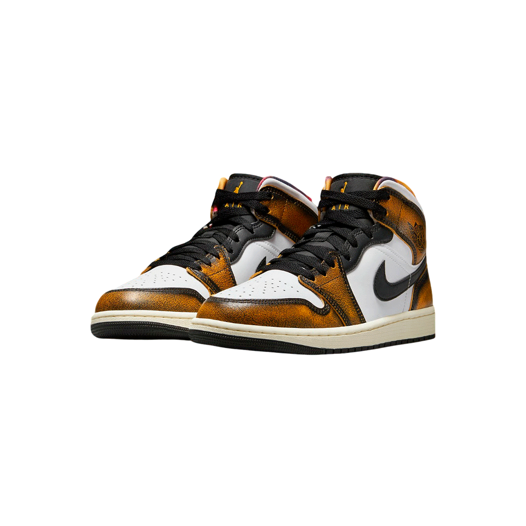 Air Jordan 1 Mid SE "Wear-Away - Taxi"