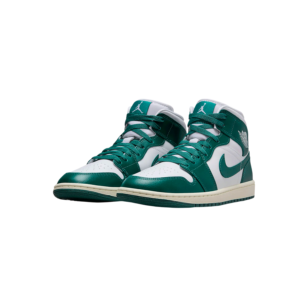 Air Jordan 1 Mid "Green/Sail"
