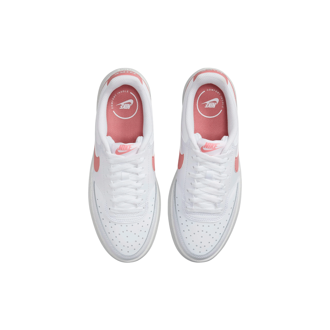 Nike Court Vision Alta "White Sail Nebula Red"