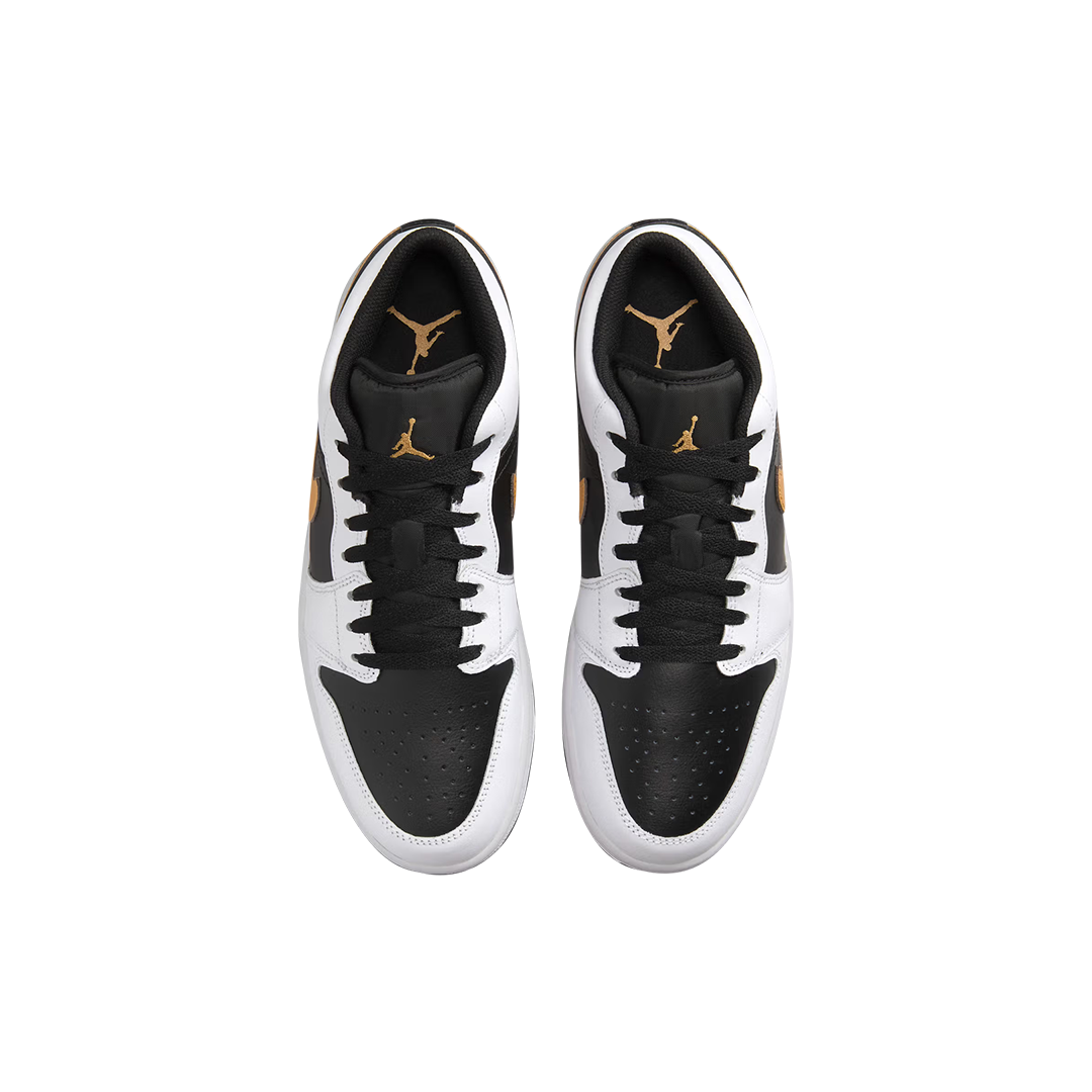 Air Jordan Retro 1 Low 'Metallic Gold Swoosh'
