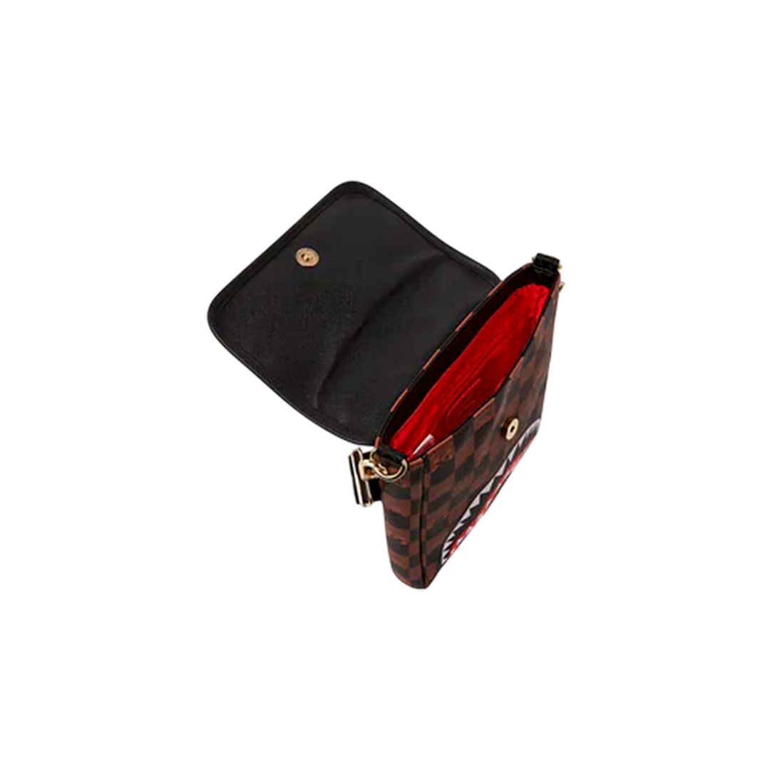 Sprayground "Bolso Cruzado Ancho Peeking Character Check"