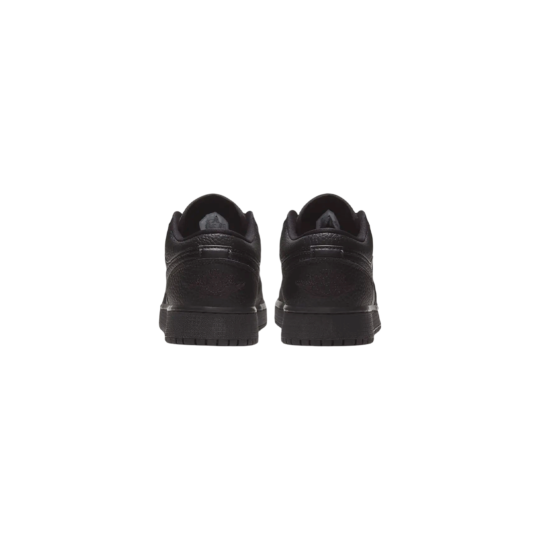 Air Jordan 1 Low "Black Tumbled Leather"