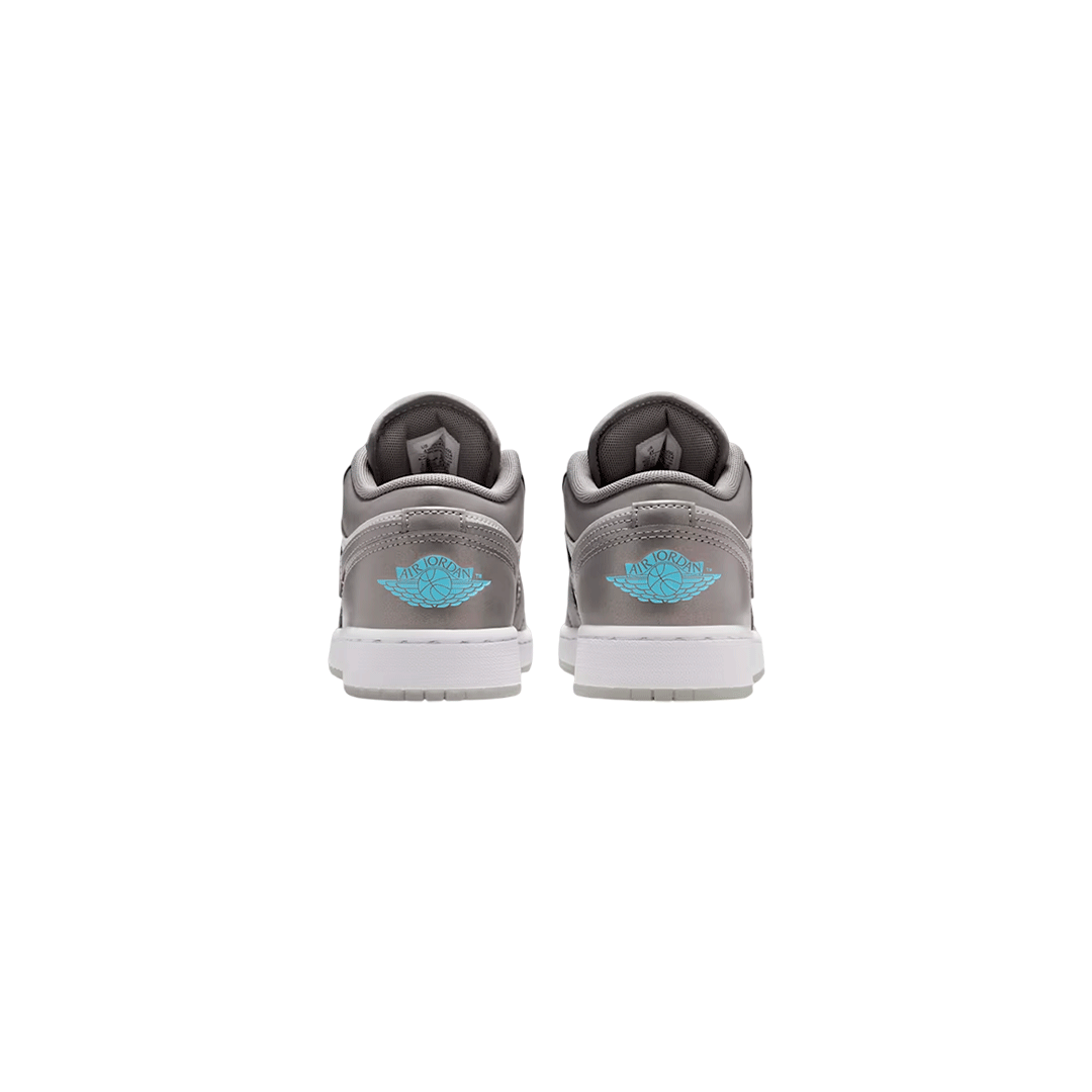 Air Jordan 1 Low GS "Fiat Pewter Photon Dust Blue"