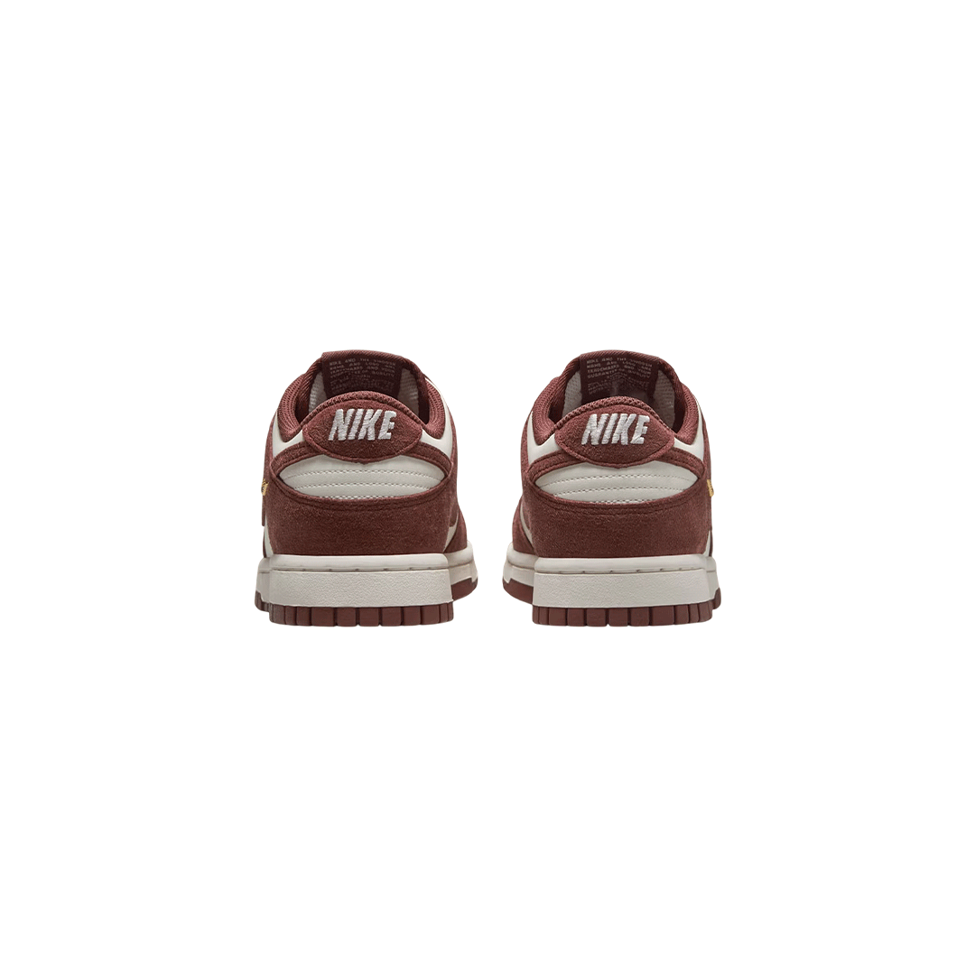 Nike Dunk Low "Red Sepia Gold Mini Swoosh"