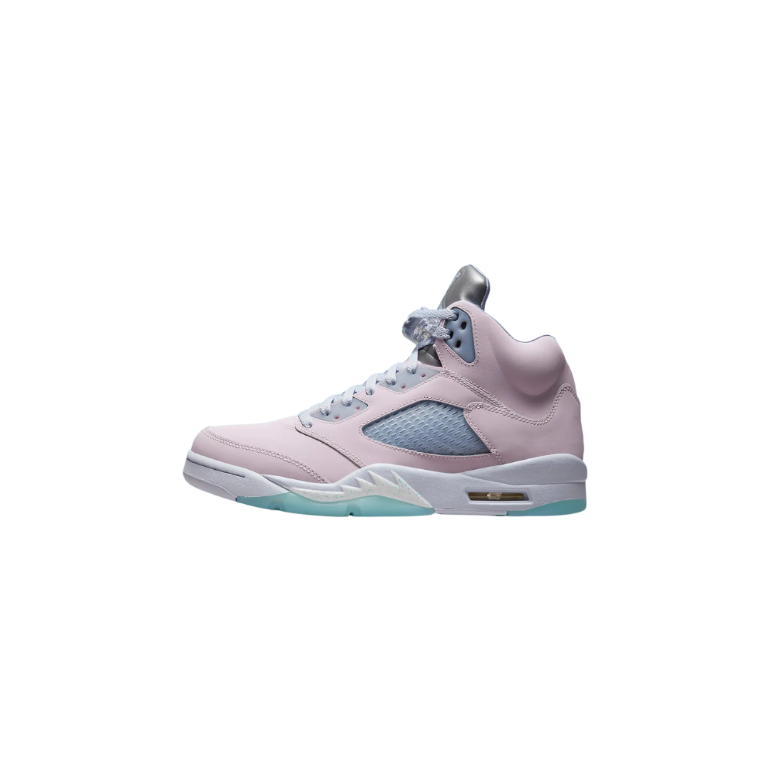 Grey and pink jordan 5 best sale