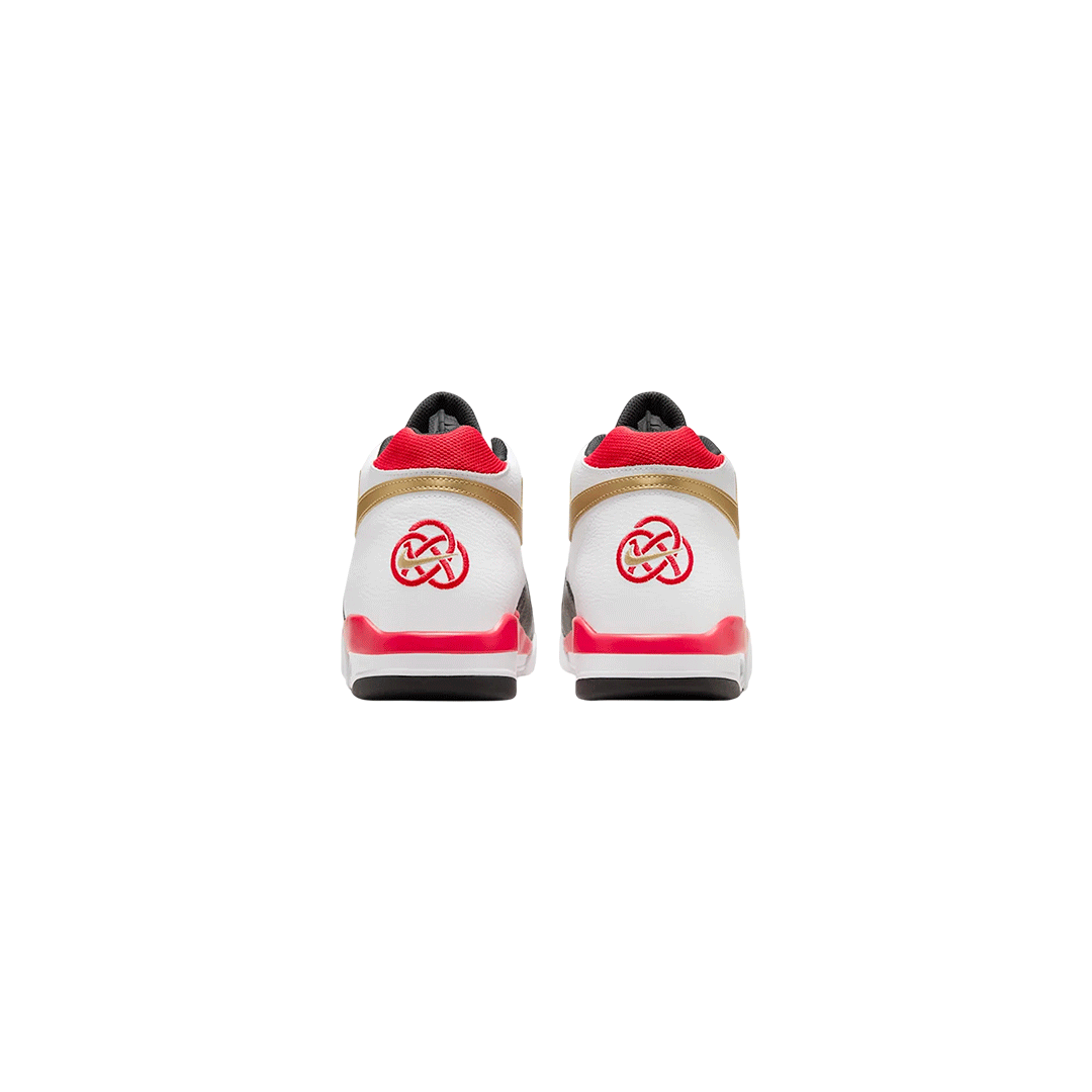 Nike Flight Legacy "White Red Gold"