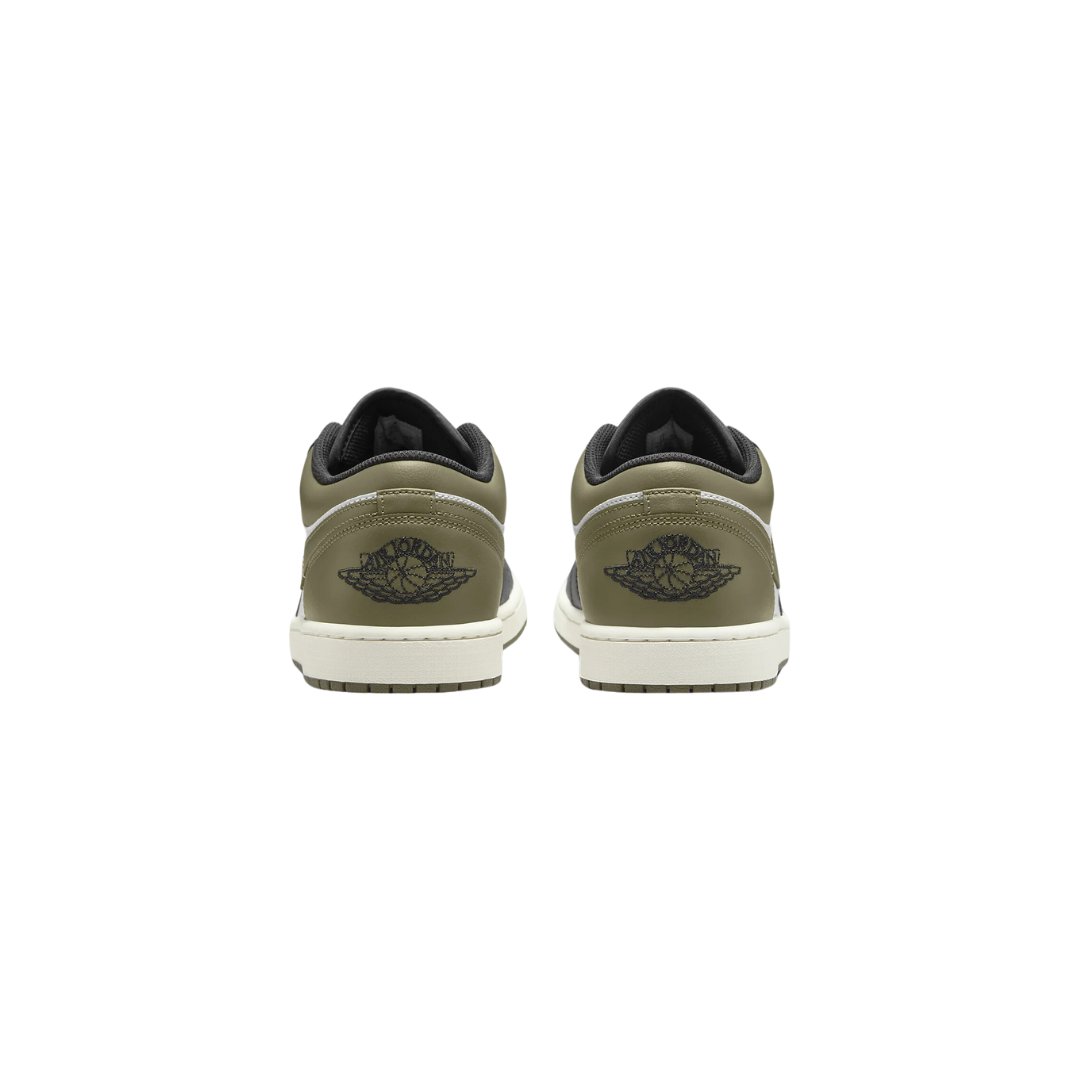 Air Jordan 1 Low "Black Toe Medium Olive"