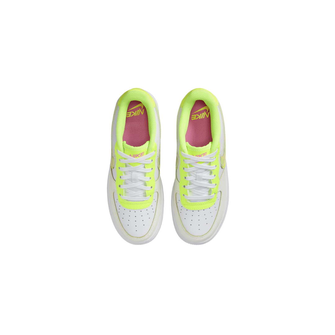 Nike Air Force 1 Low LV8 GS "White Volt Pink"
