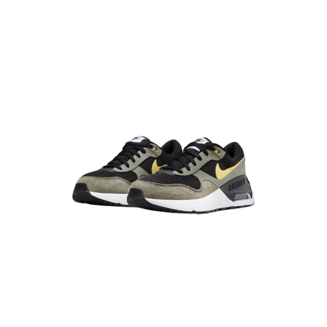 Nike Air Max SYSTM "Black/Saturn Gold-Dark Stucco-Black"