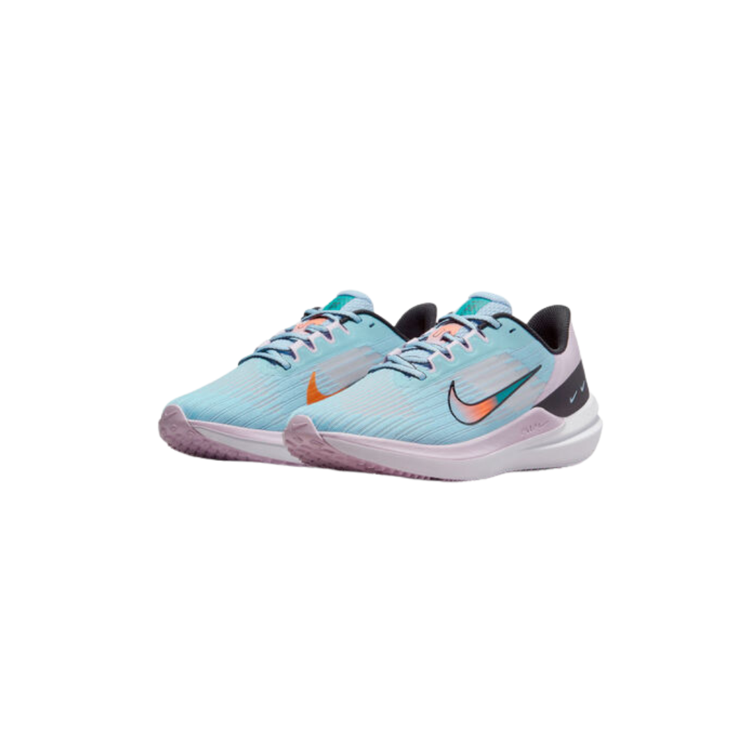 Nike Air Winflo 9 "Light Marine Total Orange"
