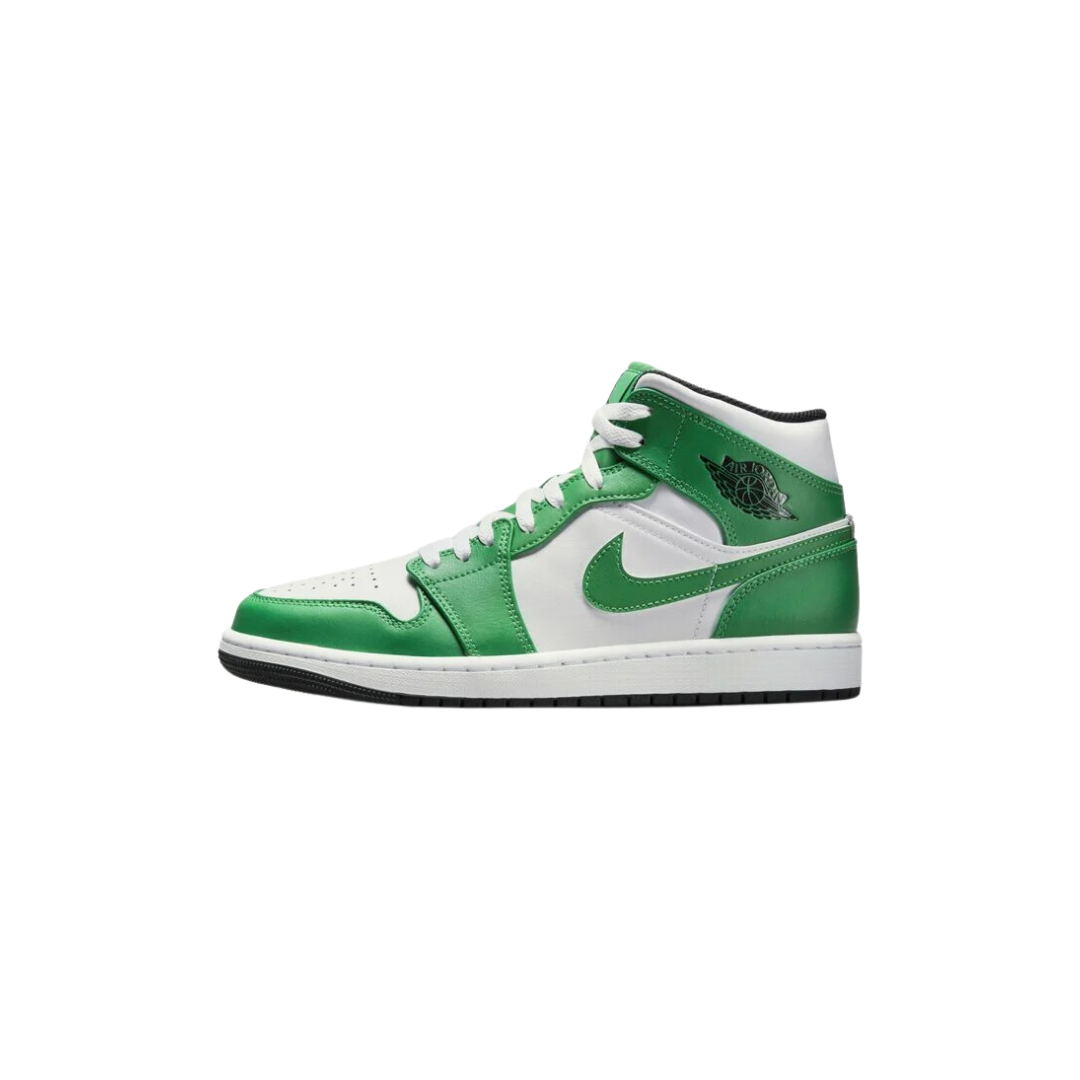 Air Jordan 1 Mid Lucky "Green White"