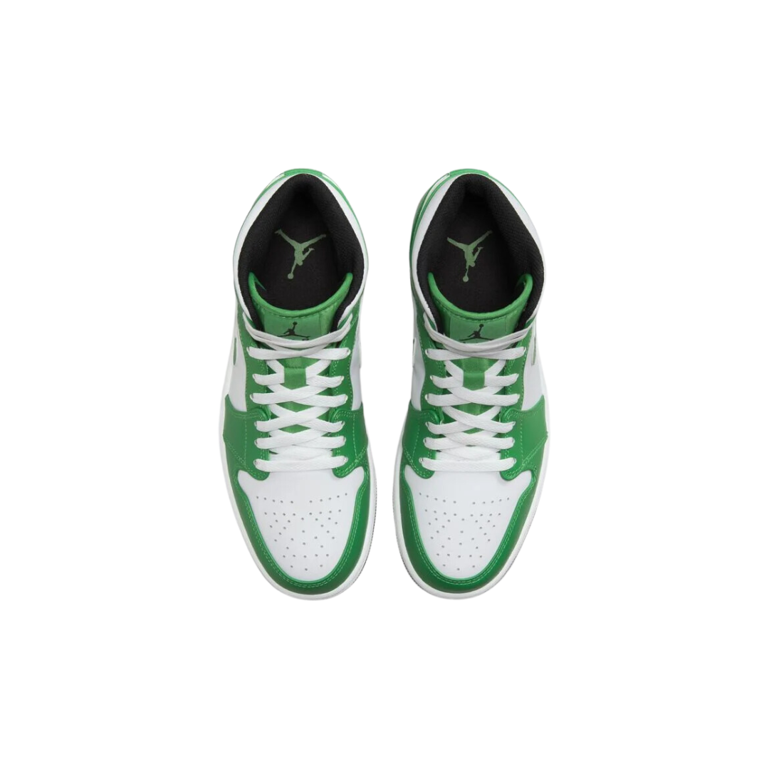 Air Jordan 1 Mid Lucky "Green White"