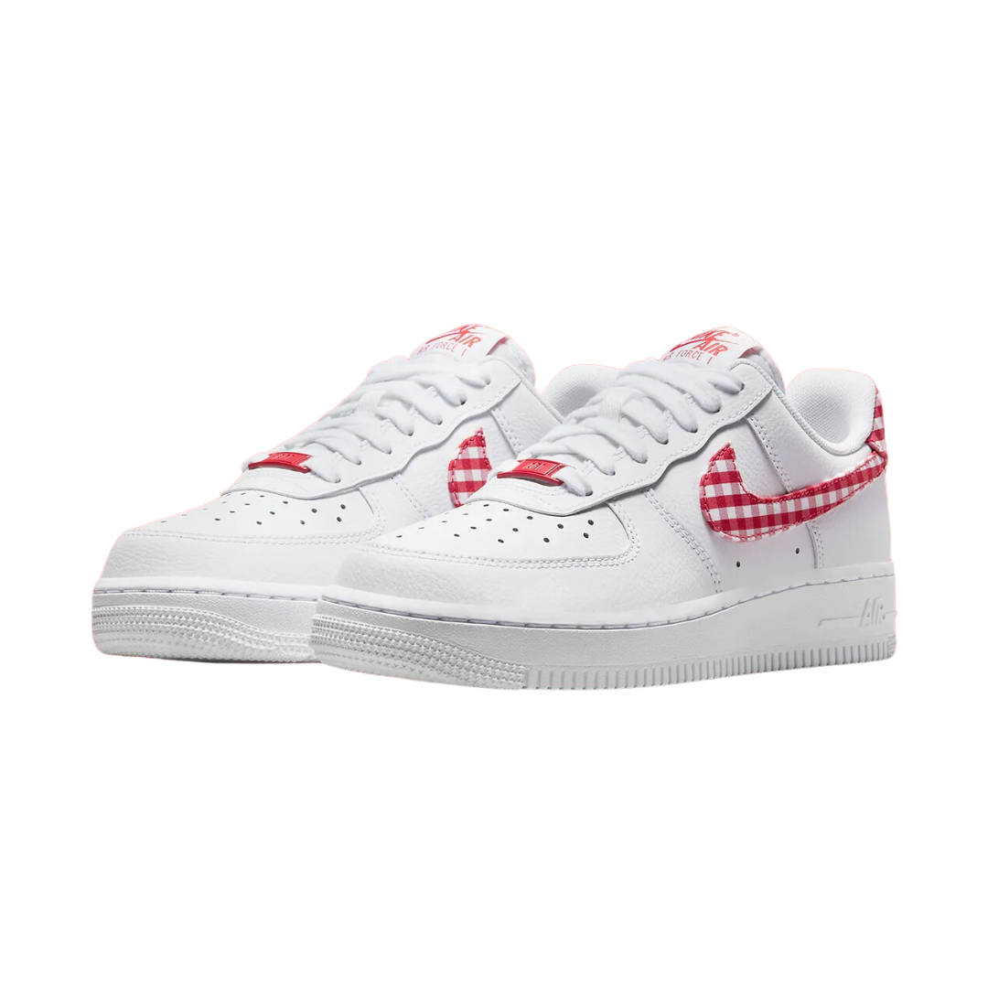 Nike Air Force 1 Low Gingham Plaid Red