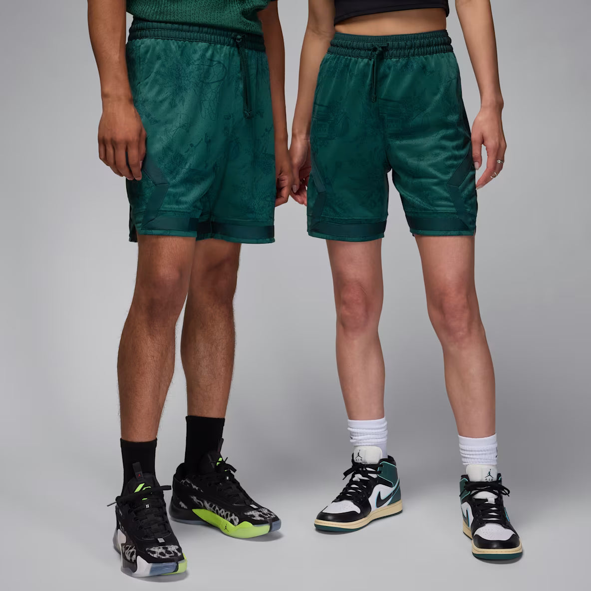 Short "Jordan Diamond Green"