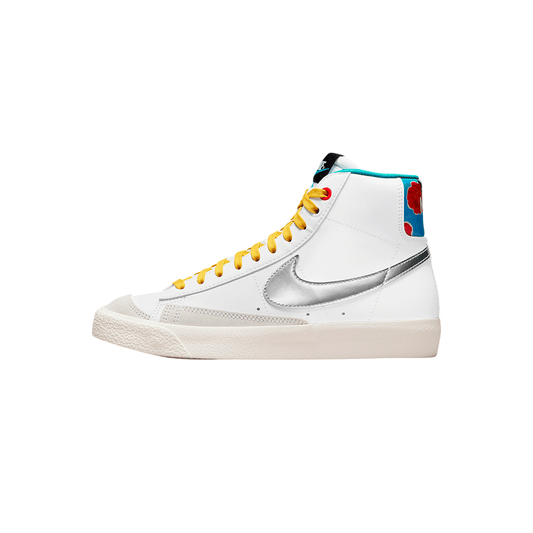 Nike Blazer Mid GS "White Silver Floral"
