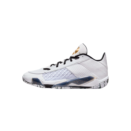 Air Jordan 38 Low "White/Metallic Gold"