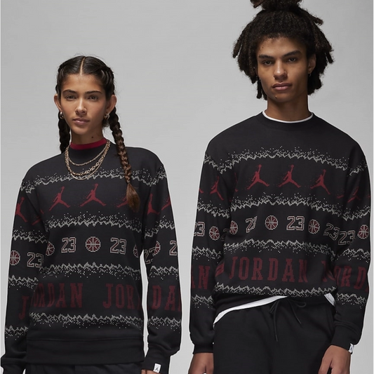 Jordan ESSENTIALS HOLIDAY FLEECE CREWNECK