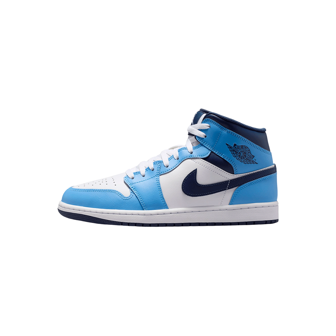 Air Jordan 1 Mid "University Blue Midnight Navy"