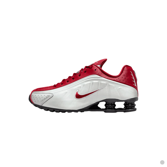 Nike Shox R4 "Metallic Silver Black Crimson"