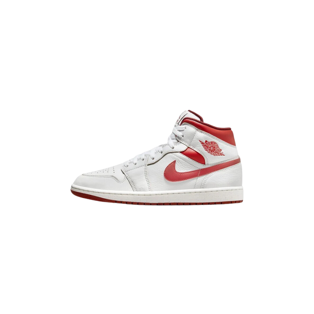 Air Jordan Retro 1 Mid SE "White Dune Red"