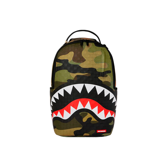 Sprayground "Woodland Camo Check"