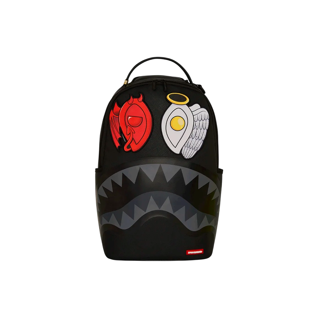 Sprayground "Black Removable Eyes Backpack"