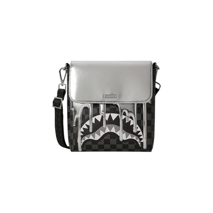 Sprayground "Bolso Cruzado Ancho Metallic Drip Sharks In Paris"