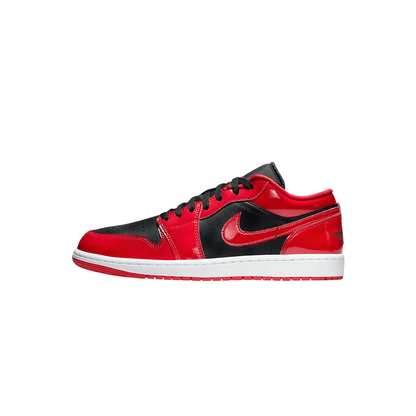 Air Jordan 1 Low "Patent Varsity Red Black"