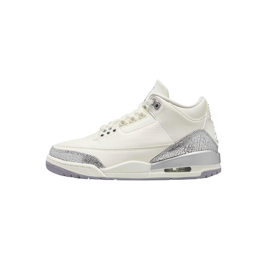 Air Jordan Retro 3 "Sail Metallic Silver"