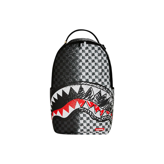 Sprayground "Mix And Match Grey Check Scribble Split"