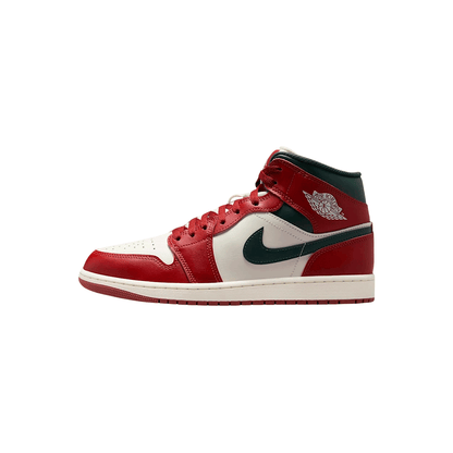 Air Jordan 1 Mid "Redstone Midnight Green"