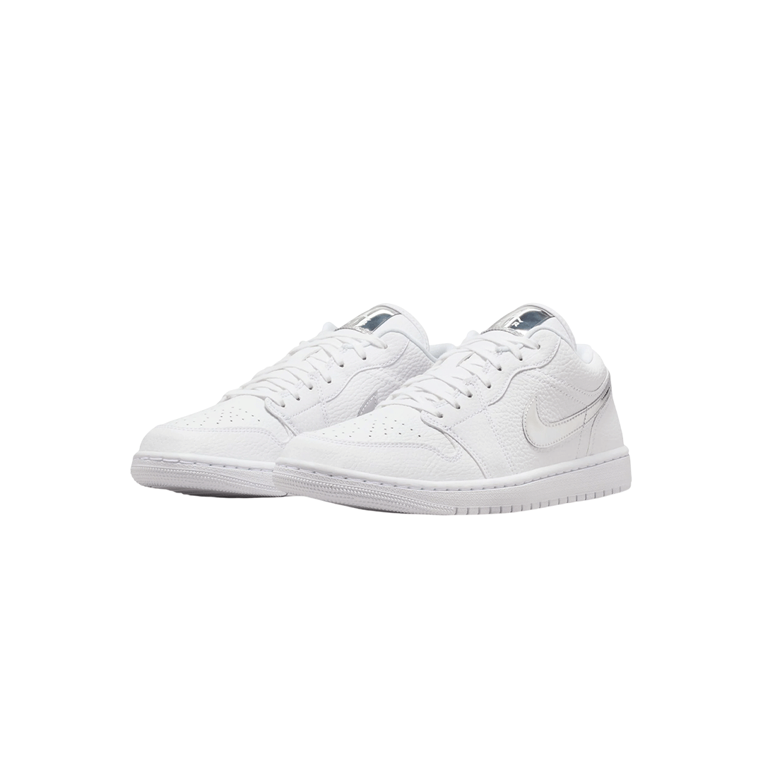Air Jordan 1 Low SE "White Metallic Silver"