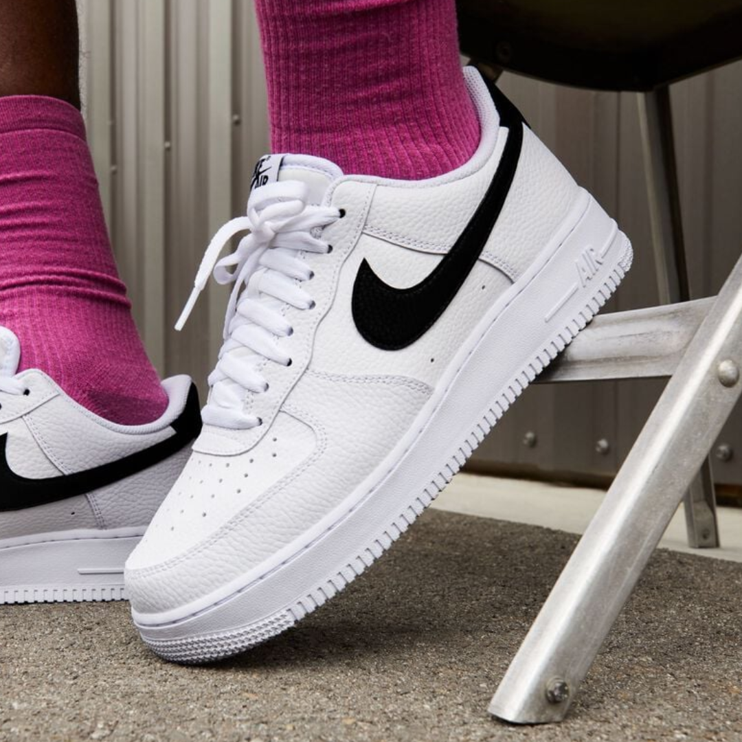 Nike Air Force 1 Low '07 White Black Pebbled