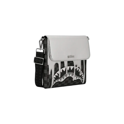 Sprayground "Bolso Cruzado Ancho Metallic Drip Sharks In Paris"