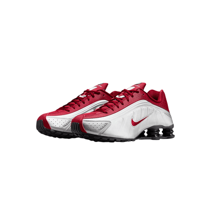 Nike Shox R4 "Metallic Silver Black Crimson"
