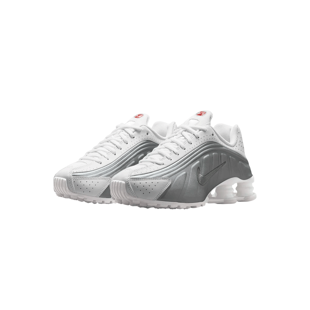 Nike Shox R4 "White Metallic Silver"