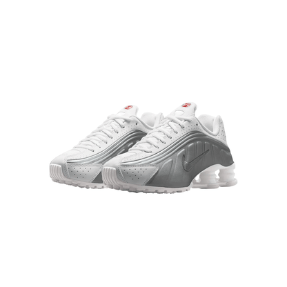 Nike Shox R4 "White Metallic Silver"