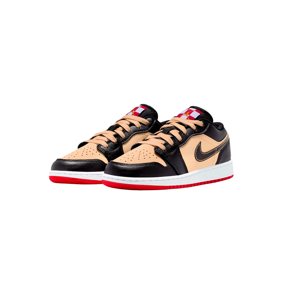 Air Jordan 1 Low "Pizza Sesame Black"