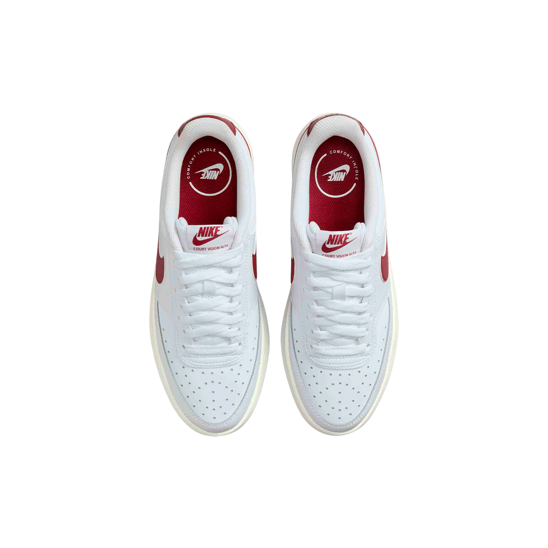 Nike Court Vision Alta "White Sail Red Team"