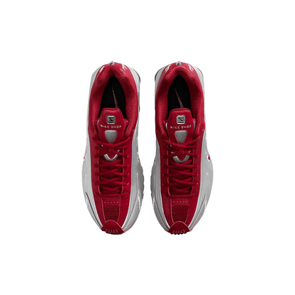 Nike Shox R4 "Metallic Silver Black Crimson"