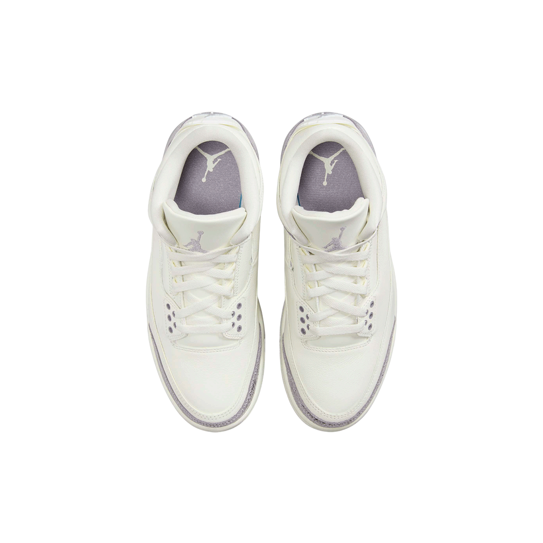 Air Jordan Retro 3 "Sail Metallic Silver"