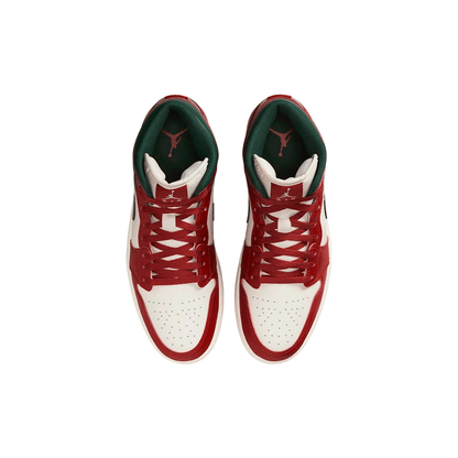 Air Jordan 1 Mid "Redstone Midnight Green"