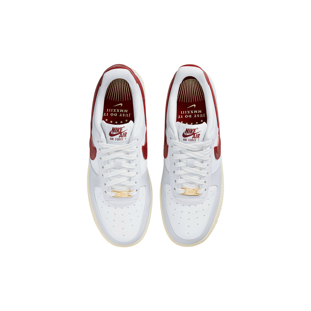 Nike Air Force 1 Low "Just Do It Photon Dust Team Red"