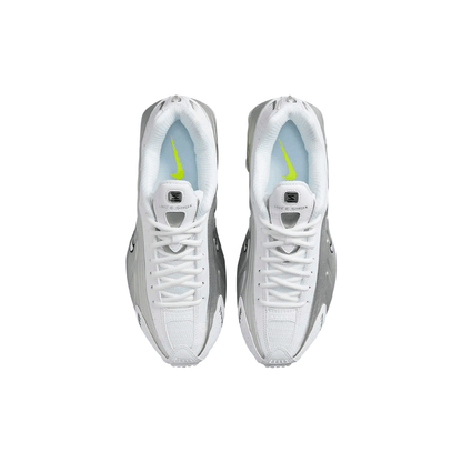 Nike Shox R4 "White/Metallic Silver/Volt"