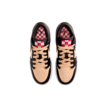 Air Jordan 1 Low "Pizza Sesame Black"