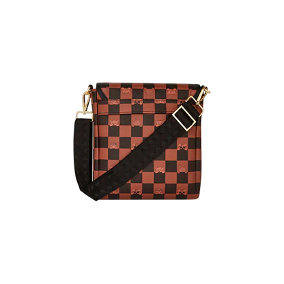 Sprayground "Bolso Cruzado Ancho Peeking Character Check"